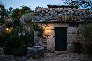 old Dalmatian village stone house that serves as a restaurant in Amadria Park Solaris Beach Resort 
