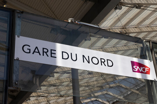 Gare du nord à Paris