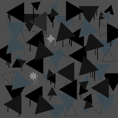 vector background of Gray
 geometric triangle camouflage