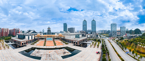 Urban environment of Lingui District, Guilin, Guangxi, China