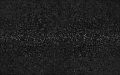 Black shagreen stingray skin texture seamless