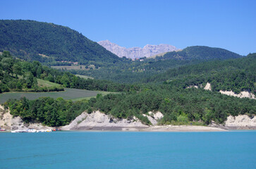 Fototapeta premium Lac de Monteynard-Avignonet- isère