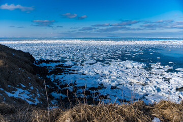流氷　北海道　納沙布岬 © Yusei