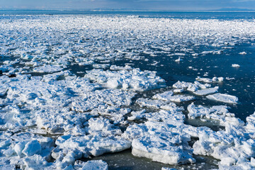 流氷　北海道　納沙布岬 © Yusei