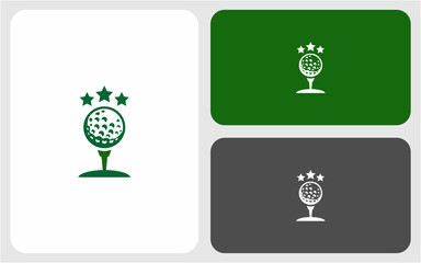 golf logo design template