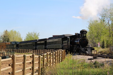old train, Fort Edmonton Park, Edmonton, Alberta