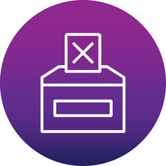 Vote No Icon