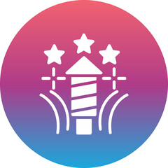 Fototapeta premium Fireworks Icon