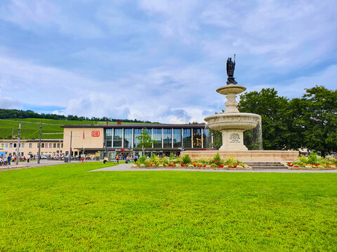 Wurzburg Central Station or Hauptbahnhof building