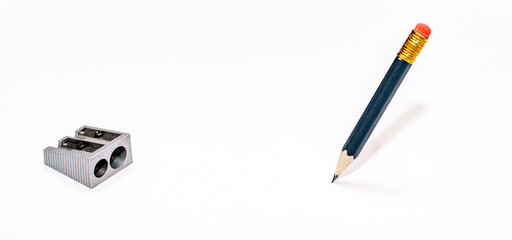 pencil and sharpener