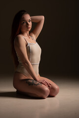 Naklejka premium woman in lingerie