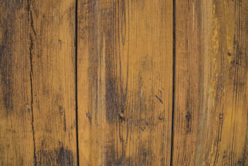 background old gray wood with shabby paint, with gaps between boards, knots. Weathered and faded natural wood with lines of boards, with space for text
