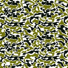 a metered pattern suitable for textiles in a camouflage mood