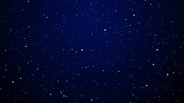 Animated Flying Through The Stars And Blue Nebula In Space suitable for background or others video