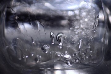 Naklejka na ściany i meble water drops on glass
