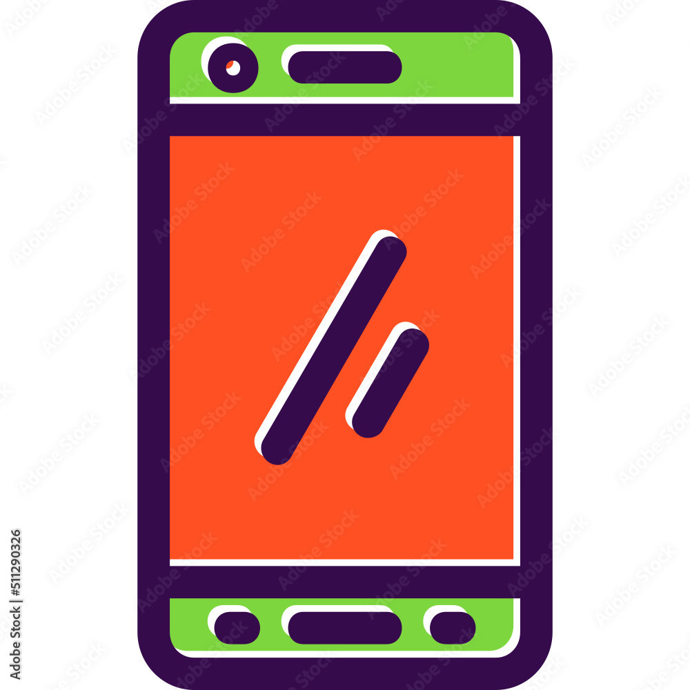 Poster mobile phone icon