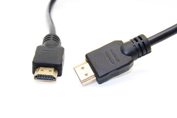 A picture of hdmi cable on white background