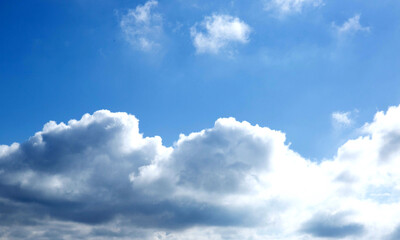 Naklejka na ściany i meble Blue Sky and Cloud Background