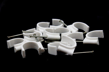 A picture of Cable Clips with Metal Nail