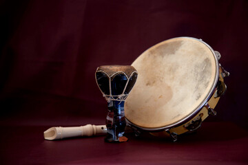 Middle Eastern Percussion Instruments, tar, derbouka, ney