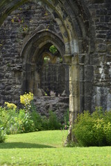 Whalley Abbey in Whalley Lancashire England. Incredible 14th century Cistercian Abbey in the Ribble Valley. 