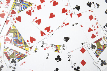 Playing Cards for poker background