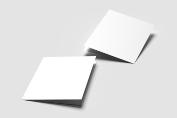 Bifold brochure mockup