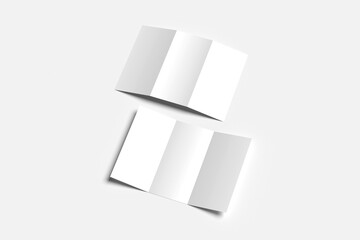 Trifold brochure mockup