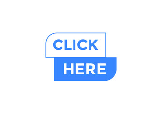 Click here text button. Web button template Click here