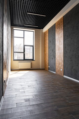 Obraz premium Empty open space office room with window