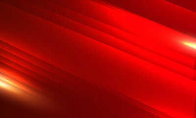 Vector red abstract background with lines 