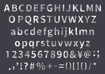 レトロなスタンプアート（アルファベット）  © fromage