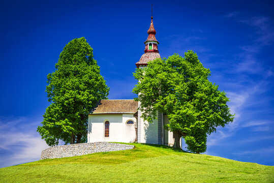Sveti Tomaz, Slovenia - Beautiful slovene church in Kamnik–Savinja Alps