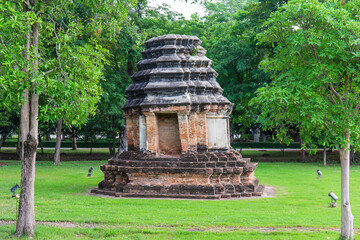 June 6, 2022, Sukhothai National Historical Park, the old city of Thailand 800 years ago, Sukhothai...