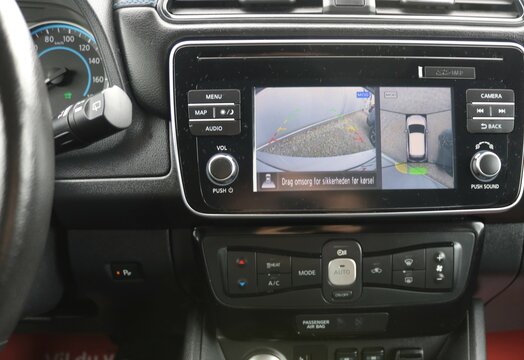 Photo of car display or dashboard.