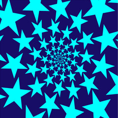 Pattern with stars.