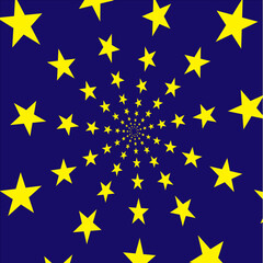 Pattern with stars.