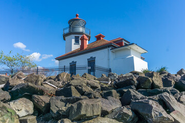 Fototapeta na wymiar Lighthouse Scenic Landmark 7