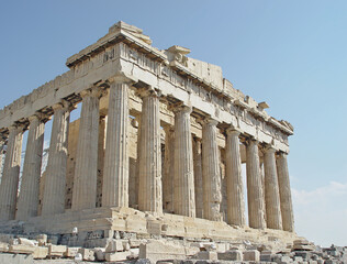 Parthenon facade, Athens, Greece