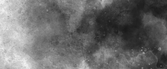 	
Elegant black background illustration with vintage grunge texture and dark gray charcoal color paint. black stone concrete texture background anthracite panorama banner long horizontal background.