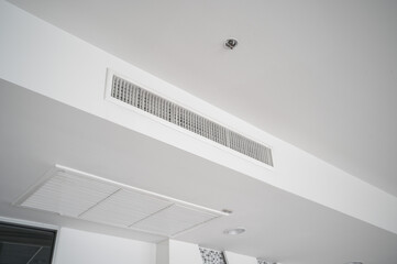 Ceiling mounted cassette type air conditioner...