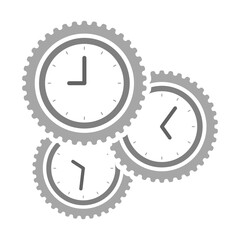 歯車と時計のアイコン