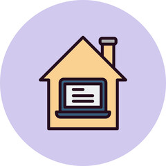 Work From Home  Icon