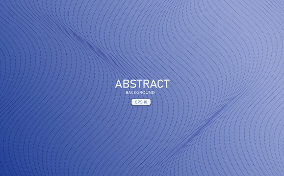 Abstract wavy background halftone effect
