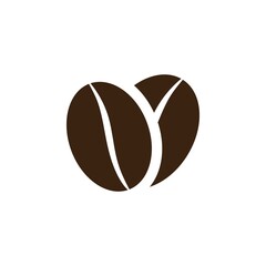 coffee bean icon vector