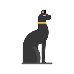 bast egyptian cat statue