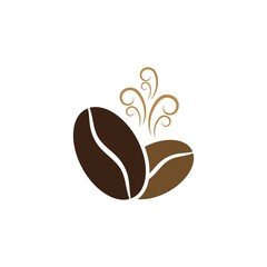 coffee bean icon vector