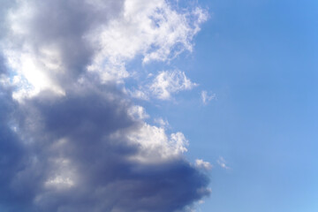 blue sky with clouds