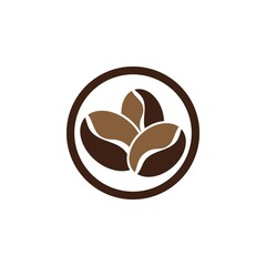Fototapeta premium coffee bean icon vector