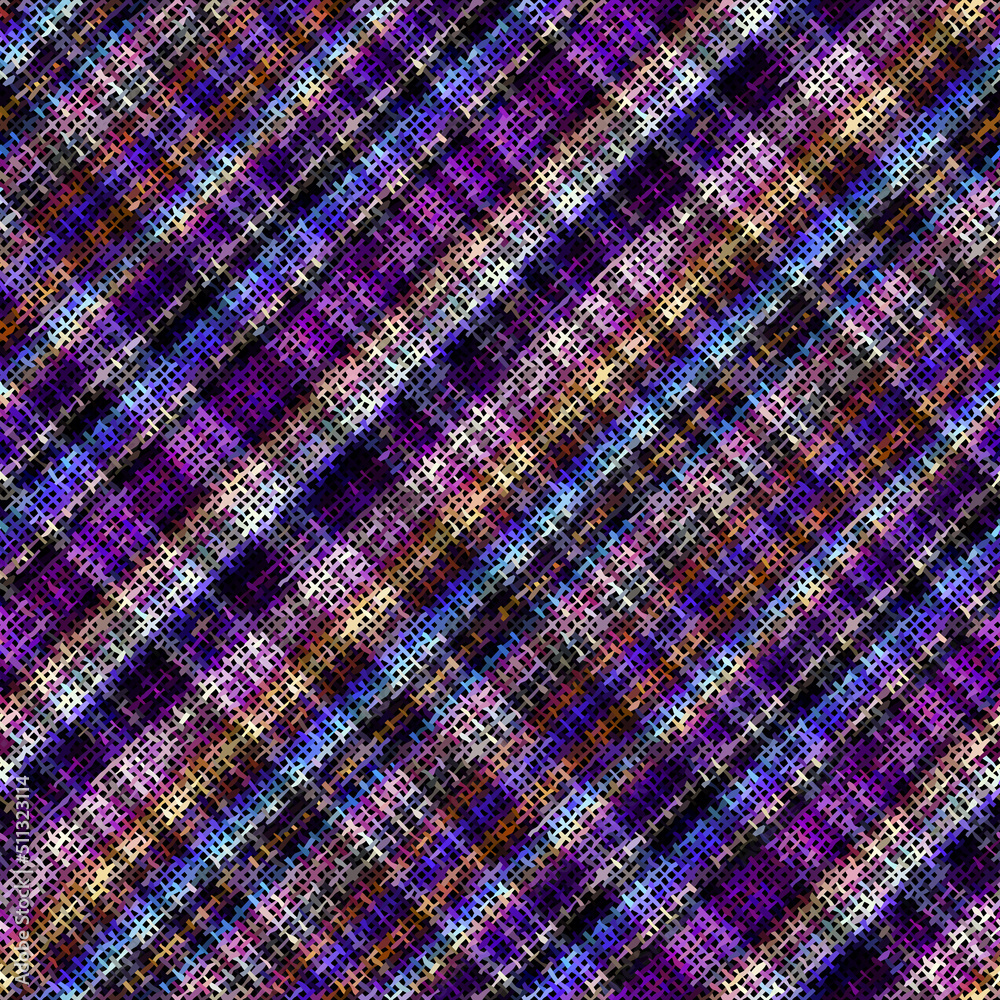 Aufkleber Imitation of a texture of rough canvas. Seamless pattern.